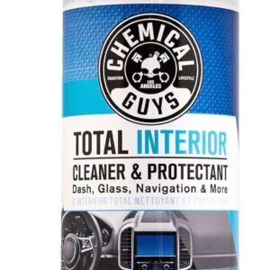 Chemical Guys Total Interior Cleaner & Protectant Interior Cleaner, Cleans & Protects Leather, Vinyl, Plastic, Rubber, Glass with a Streak-Free Finish — Cars, Trucks, SUVs, RVs, 16 oz