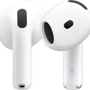 Apple AirPods 4 Wireless Earbuds, Bluetooth Headphones, with Active Noise Cancellation, Adaptive, Transparency Mode, Personalized Spatial Audio, USB-C Charging Case, Wireless Charging, H2 Chip