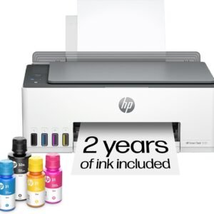 HP Smart Tank 5101 Wireless All-in-One Refillable Printer, Scanner, Copier with 2 years of Ink included, Wireless printer-for-home use an EcoTank Alternative (1F3Y0A)