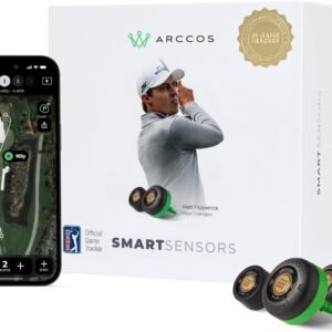 Arccos Smart Sensors: Automatic Golf Game Tracking System, A.I. Powered GPS Rangefinder & Smart Club Distances