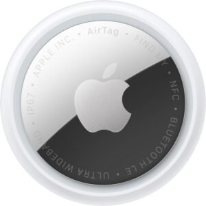 Apple AirTag (2nd Generation): Tracker for Keychain, Wallet, and More; Locator with Sound; Simple One-Tap Setup with iPhone or iPad; Key Finder with up to 1.5X Precision Finding Range*