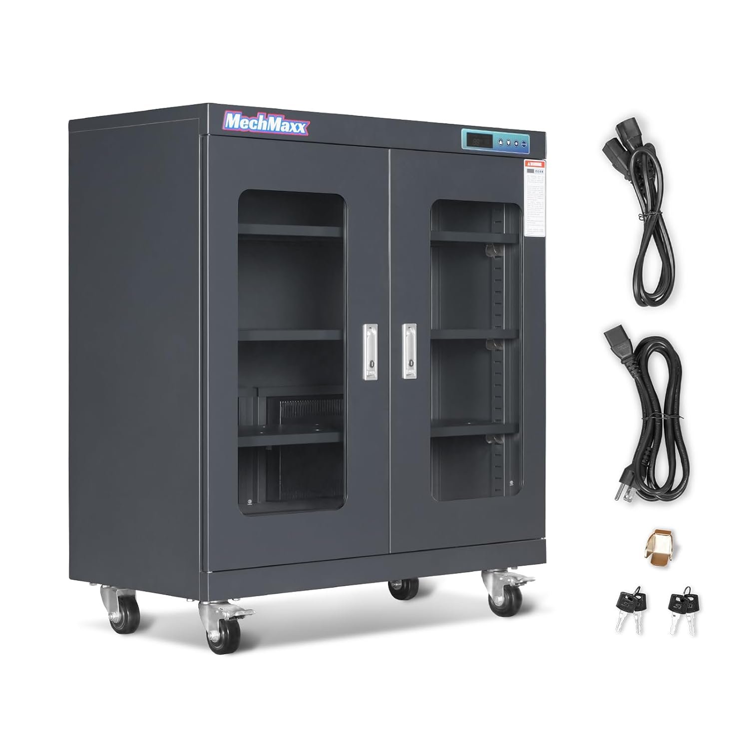 1-10% RH Electronic Dry Cabinet 320L ESD Desiccator Cabinet,for Storage of semiconductors, Optical Lenses, Printed Circuit Board Assemblies and Laboratory Chemicals, Model EDC320C