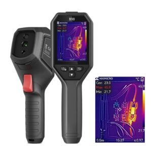 HIKMICRO B10 Thermal Imaging Camera 320 x 240 Super IR with 2MP Visual, 3.2" LCD Screen 256 x 192 IR Resolution Thermal Camera, 25 Hz Refresh Rate, -4°F~1022°F, IP54