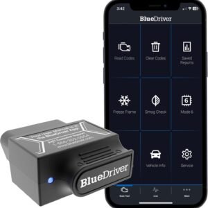 BlueDriver Pro OBD2 Scanner Diagnostic Tool | Bluetooth Car Code Reader for iPhone & Android | No Subscription | Check Engine, ABS, SRS & Airbag | Vehicles 1996+